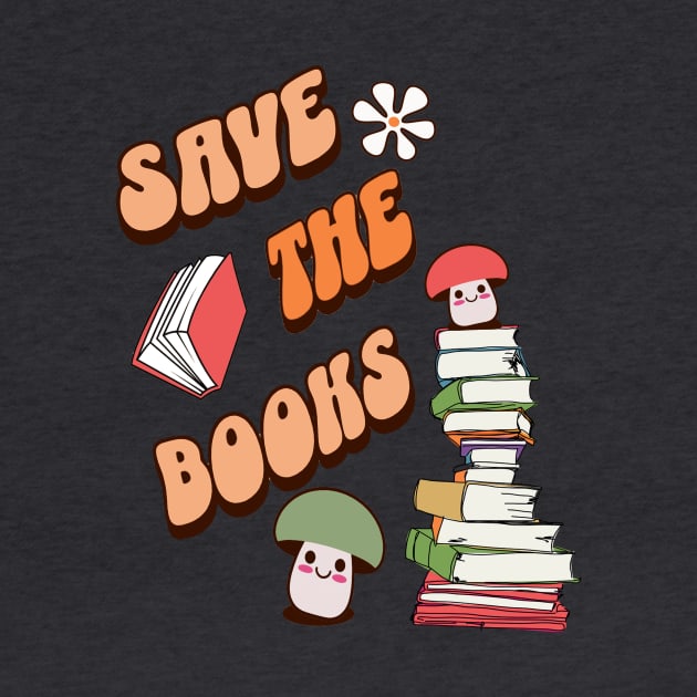 Book Lovers Save The Books Quote by tamdevo1